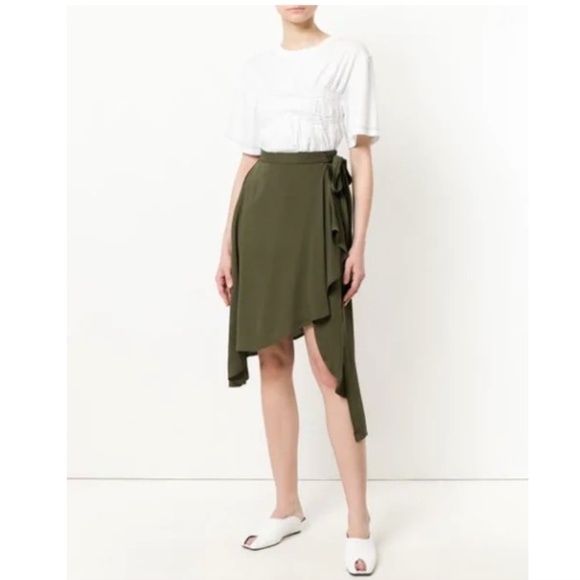 J.W. Anderson Silk Wrap Skirt - Picture 3 of 13
